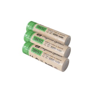 Professor OptikenENERGIE-SET: 6er Set 18650 Lithium-Ionen-Akku+ Universal Ladegerät