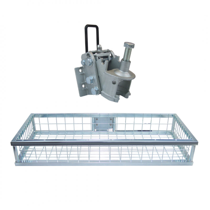 Berger & SchröterHeckträger mit Steckkupplung abklappbar verzinktHeckträger mit Steckkupplung abklappbar grau |ForestHuntForestHunt | Locker, Kirrmittel & Jagdbedarf