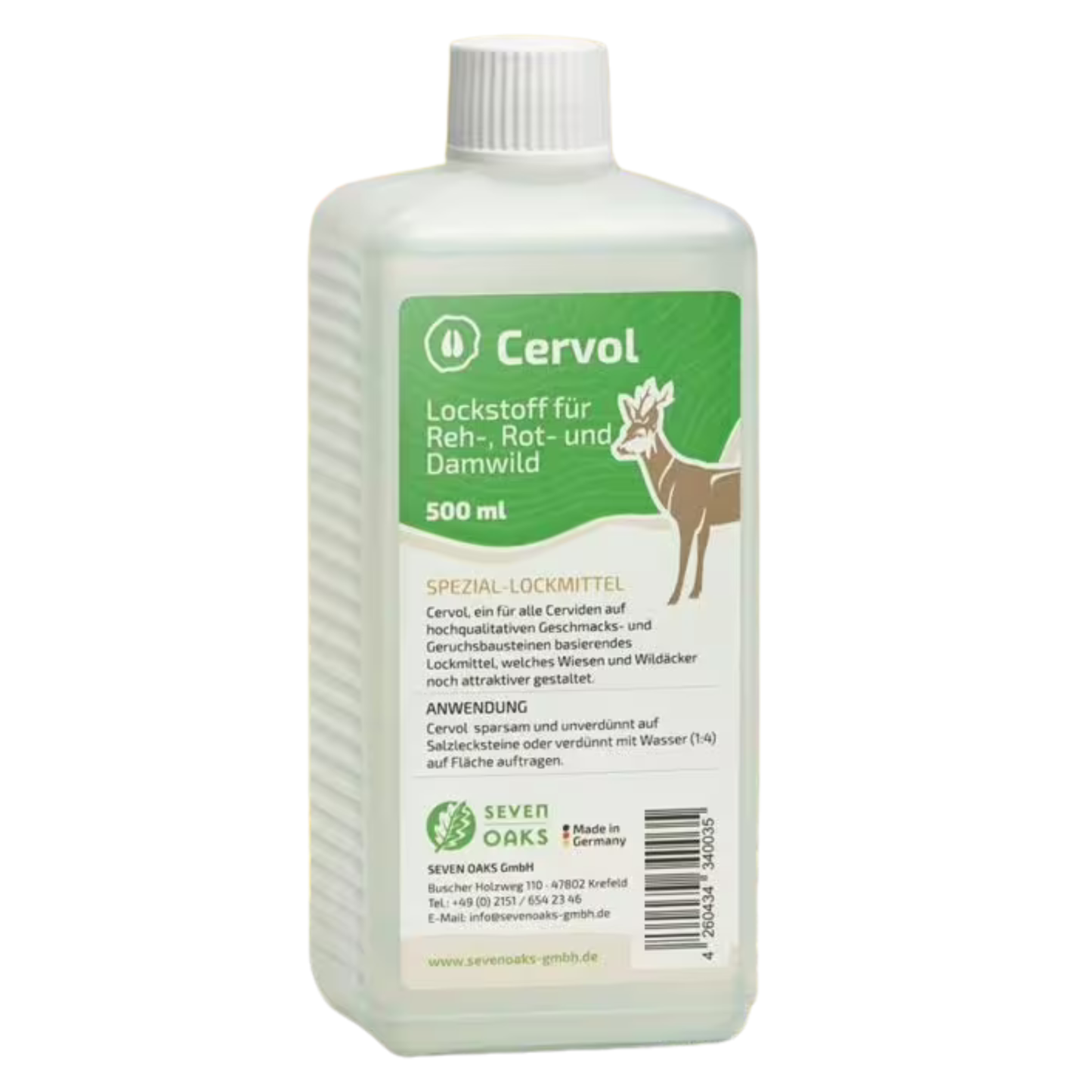 Cervol Lockmittel für Rehwild Rotwild und Damwild 500 ml