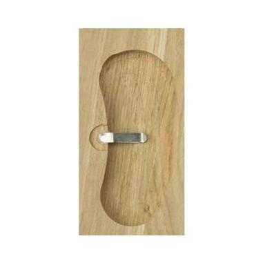 Rehbockbrett Eiche 1 19x12 dunkel - 5er Set mit Klammern.