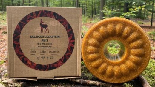 WildlutscherLeckstein salziger Anis mit gemahlenem Mais