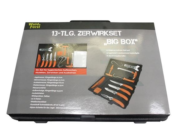 Wald & ForstZerwirk-Set Big Box - 13-teiligZerwirk-Set Big Box - 13-teiligForestHunt | Locker, Kirrmittel & Jagdbedarf