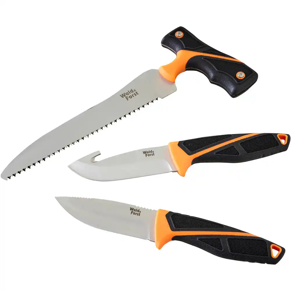 Wald & ForstAufbrech- und Zerwirk-Set - 3-teiligAufbrech- und Zerwirk-Set - 3-teiligForestHunt | Locker, Kirrmittel & Jagdbedarf