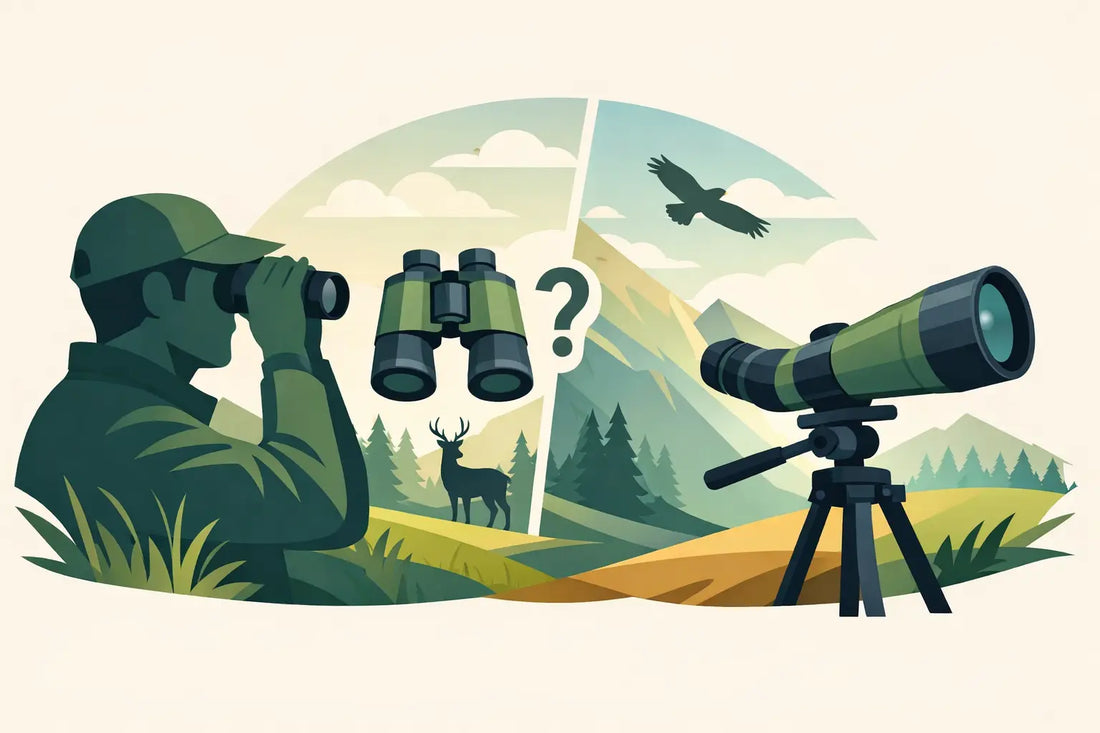 Fernglas oder Spektiv bei der Jagd wählen?
