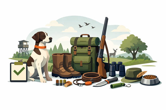 Checkliste für Jagdhund-Ausrüstung im Revier
