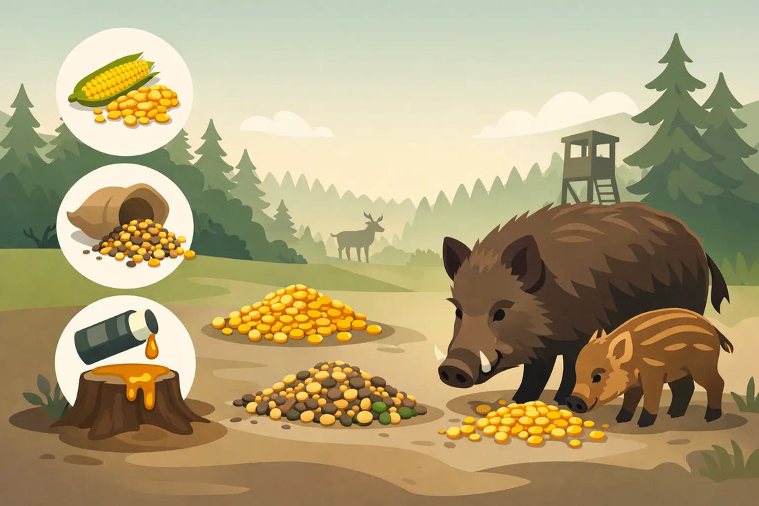 Welches Kirrmittel für Schwarzwild passt?