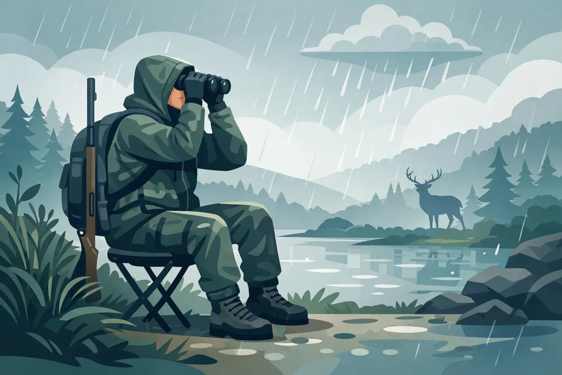 Beste Ansitzkleidung bei Regen finden