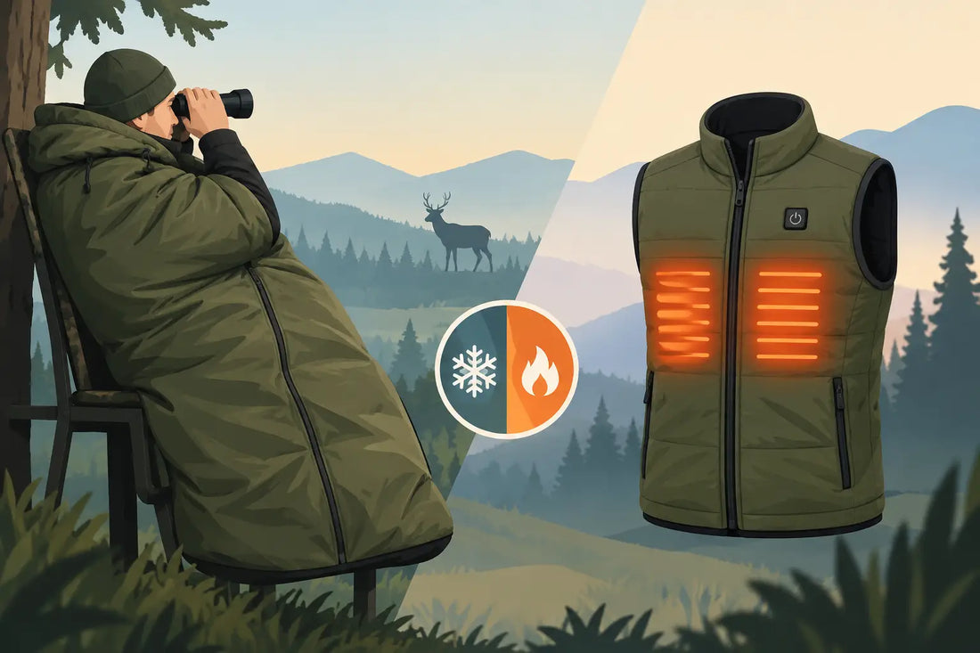 Ansitzsack oder Heizweste bei der Jagd?