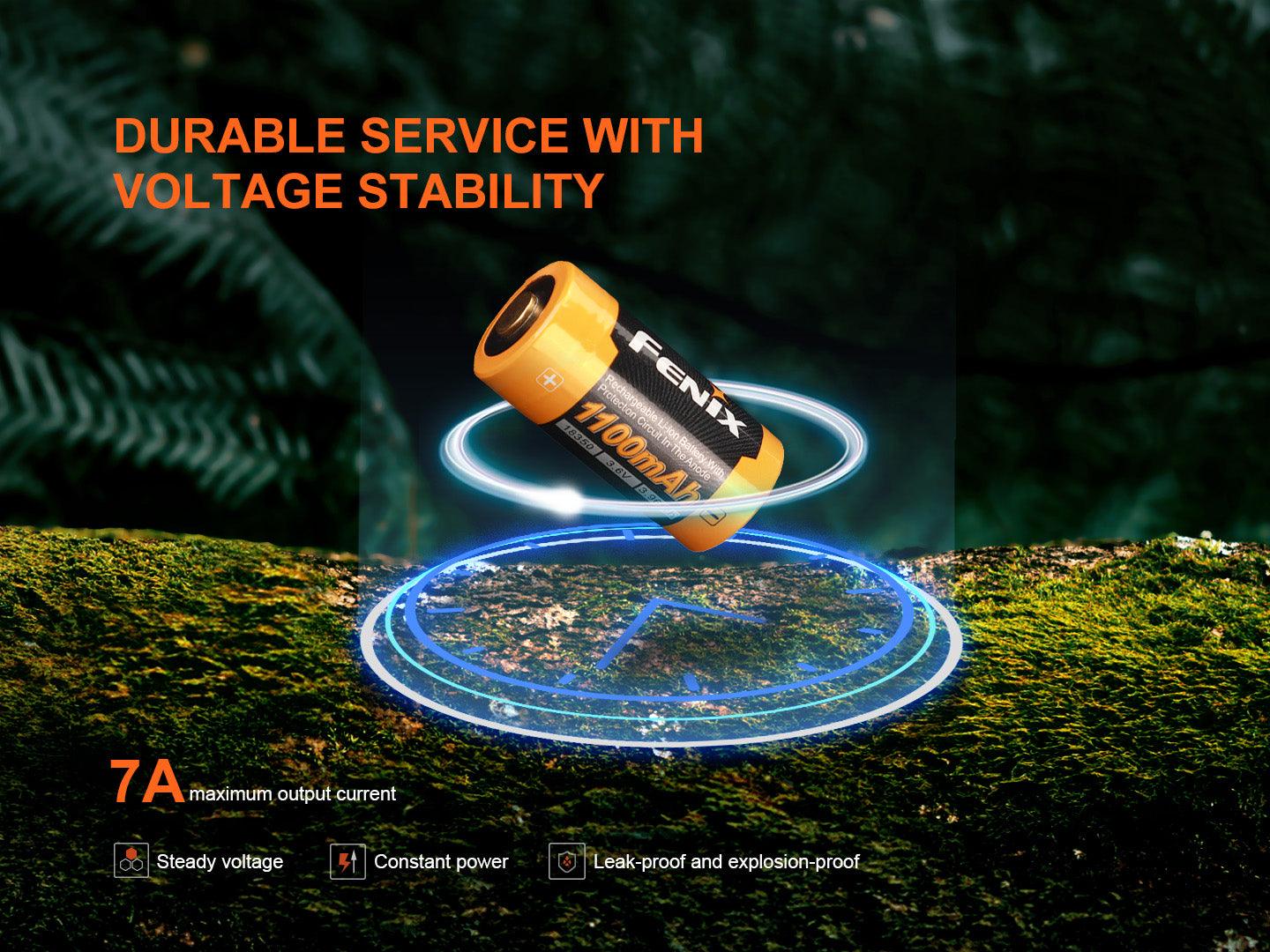 fenixlightFenix ARB-L18-1100 - Wiederaufladbarer 18350 Li-Ion-Akku (1100 mAh)Fenix ARB-L18-1100 - Wiederaufladbarer 18350 Li-Ion-Akku (1100 mAh)ForestHunt | Locker, Kirrmittel & JagdbedarfZubehör