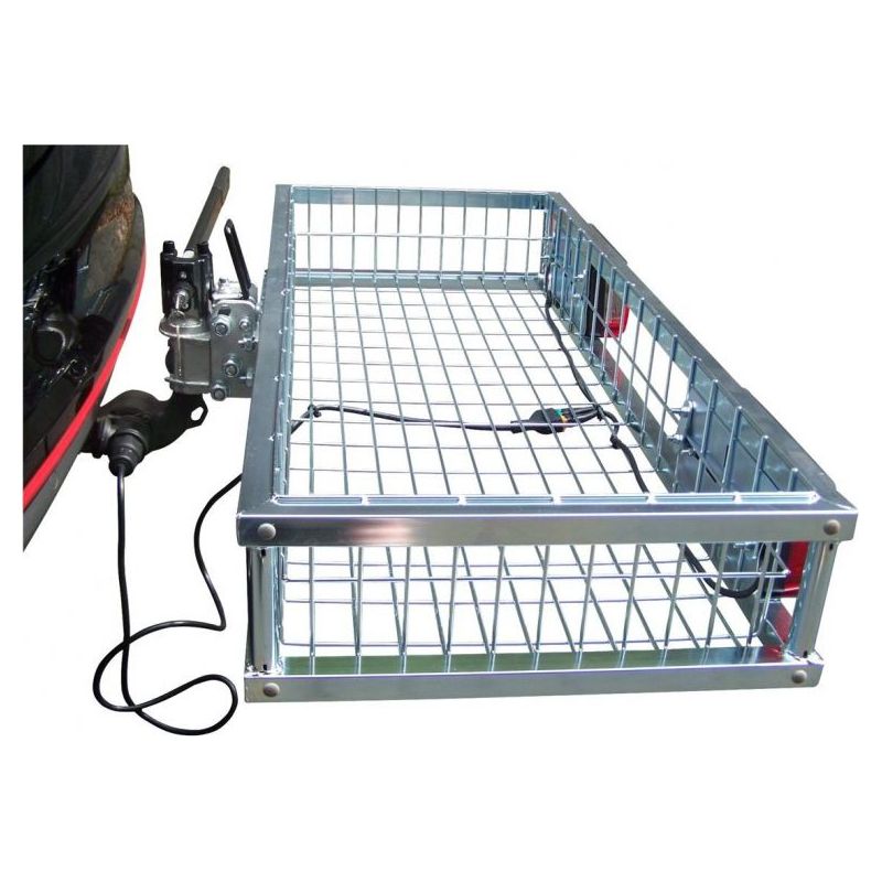 Berger & SchröterHeckträger grau m. Schnellkupplung abklappbar