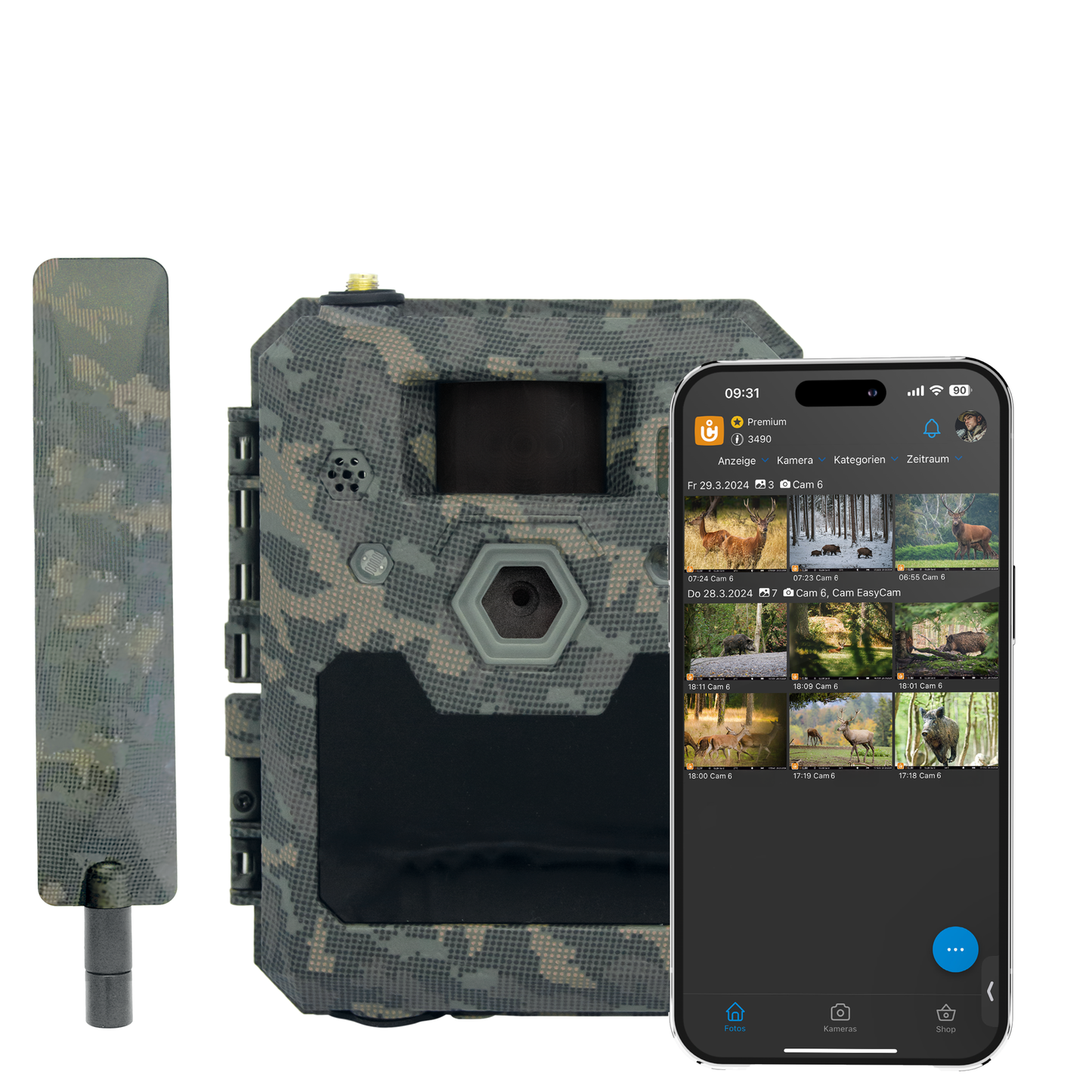 ICUICU CLOM Cam6 + 2.000 COINs & 16GB SD-Karte