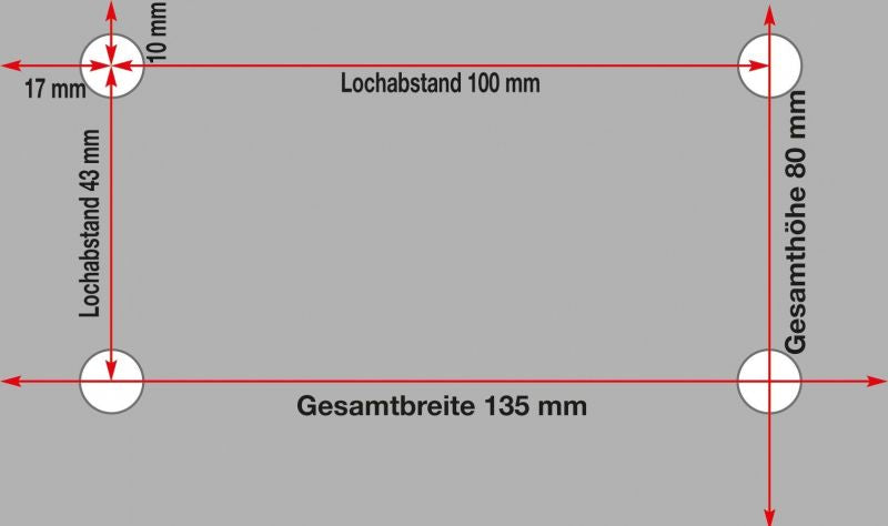 Montageplatte des Hebelschnellverschlusses
