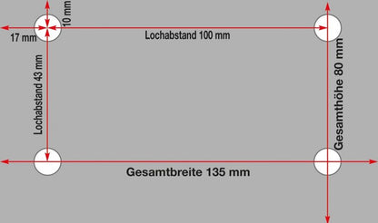 Montageplatte des Hebelschnellverschlusses