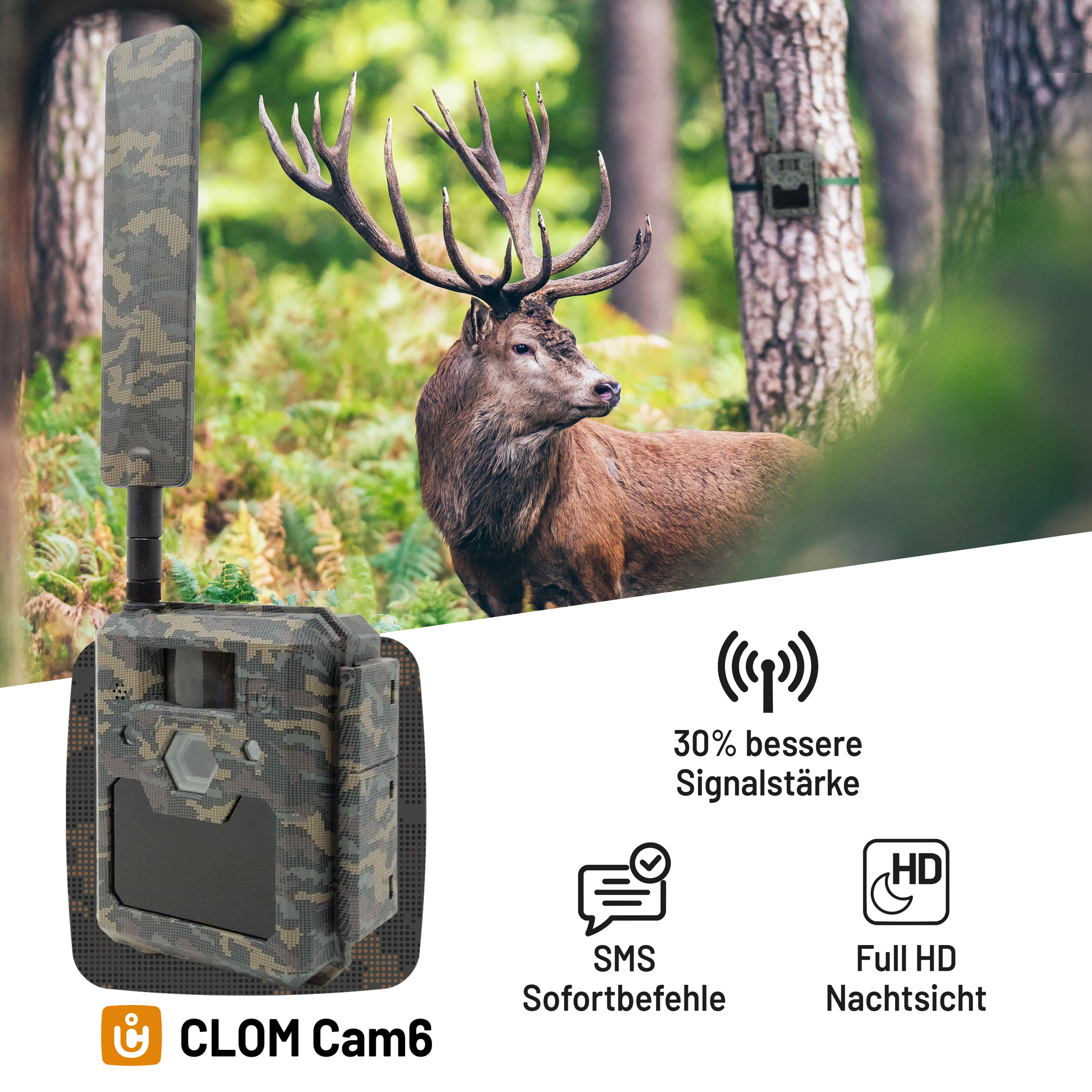 ICUICU CLOM Cam6 + 2.000 COINs & 16GB SD-Karte