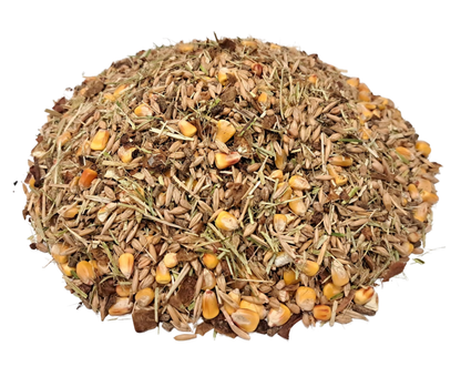 Luzernemüsli Wildfutter mit Apfeltrester und Luzerneheu im 25 kg Sack – Premium Rehfutter und Rotwildfutter