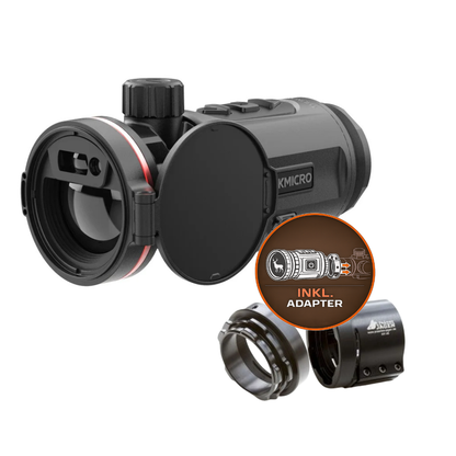 HIKMICRO Thunder TQ35CL 3.0 Wärmebildvorsatzgerät Komplettset inkl. Adapter & Laser-Entfernungsmesser.
