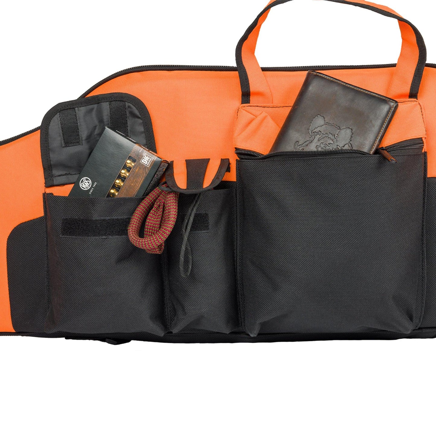 Futteral schwarz/orange für 1 Langwaffe