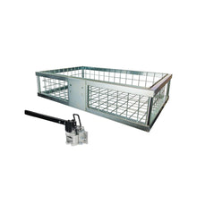 Heckträger 890x585x200 mm verzinkt mit abklappbarer Schnellkupplung