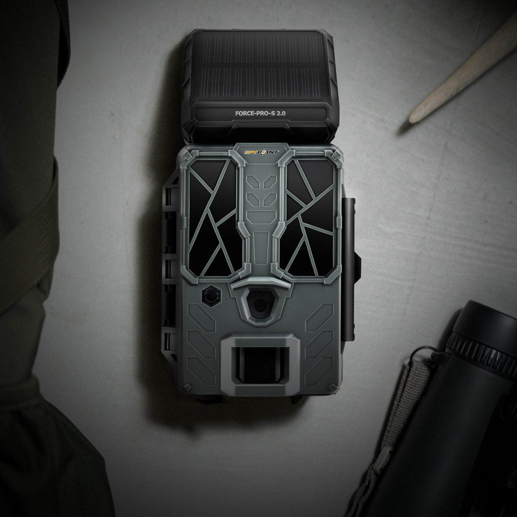 SpypointSPYPOINT FORCE-PRO-S 2.0 WildkameraSPYPOINT FORCE-PRO-S 2.0 - 30 MP Wildkamera mit Solar & 4KForestHunt | Locker, Kirrmittel & Jagdbedarf