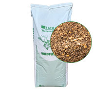 LIKRA Aufbaumüsli Wildfutter in Müsliform mit Apfeltrester und Getreide – Aufbaufutter für Reh- und Rotwild im 25 kg Sack