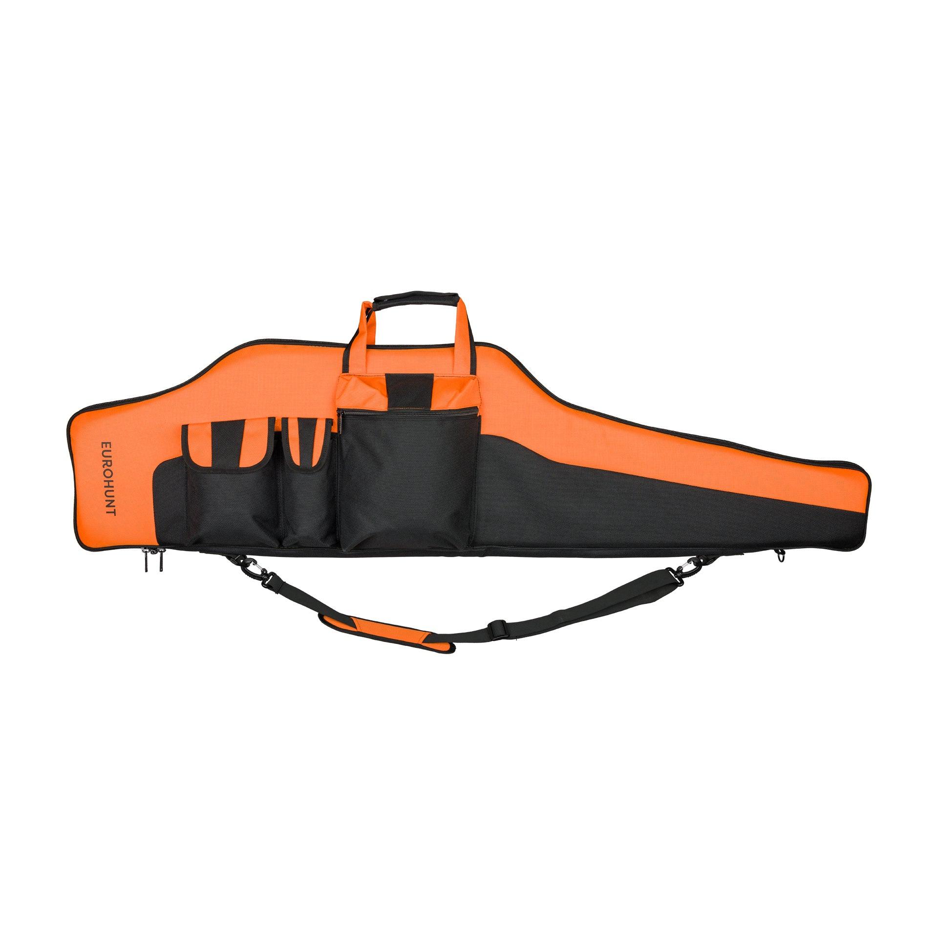 EUROHUNT Futteral schwarz orange für Langwaffe gepolstert