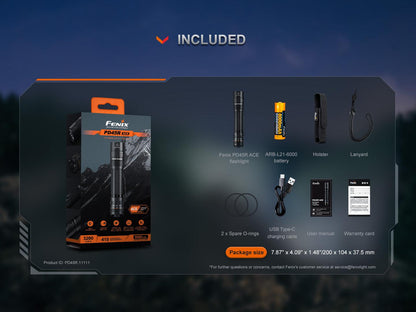 fenixlightFenix PD45R ACE Multi-Mode taktische Taschenlampe, 3200 LumenFenix PD45R ACE Multi-Mode taktische Taschenlampe, 3200 LumenForestHunt | Locker, Kirrmittel & JagdbedarfTaschenlampe