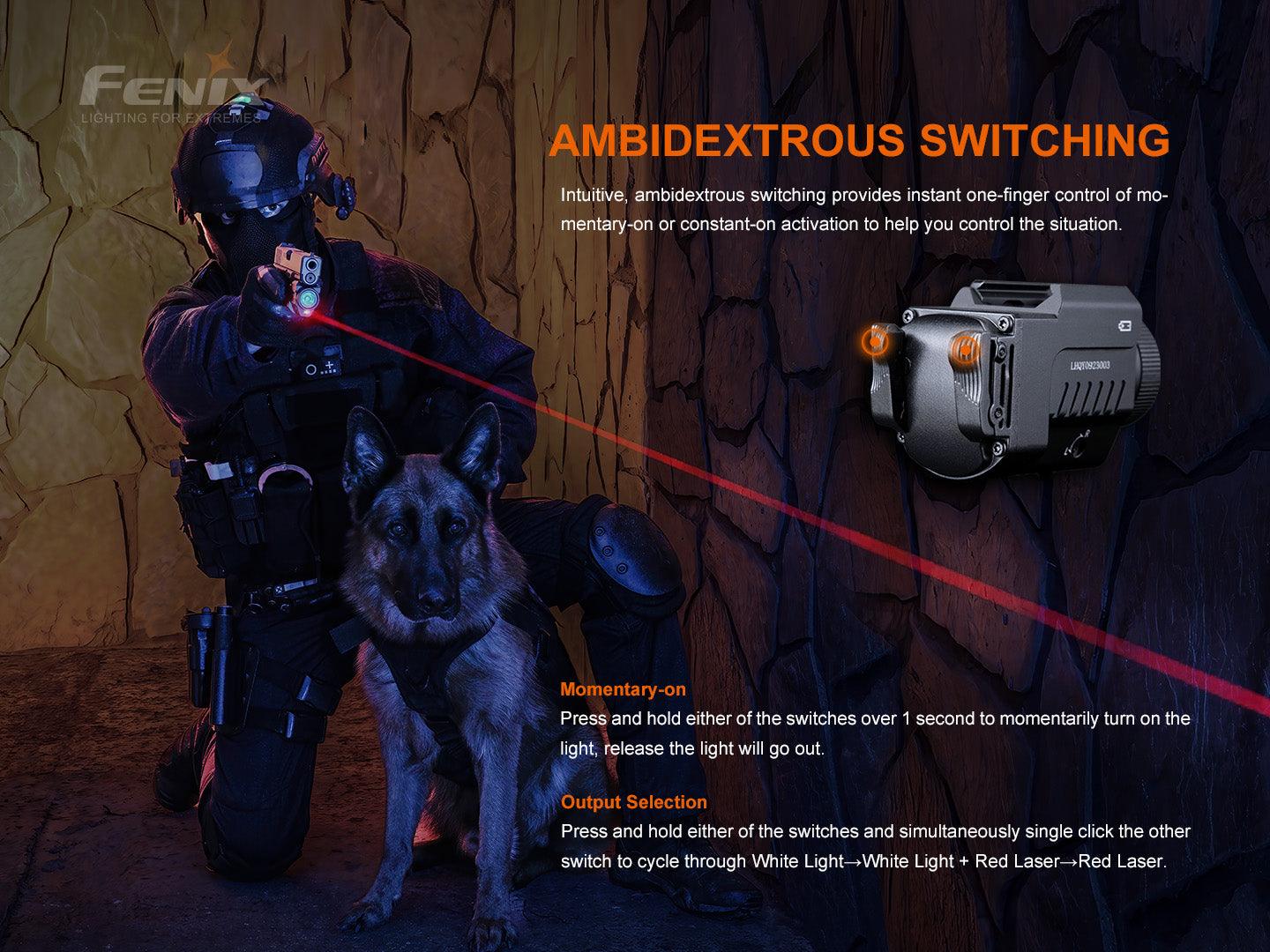 fenixlightFenix GL22 Kompakte, leistungsstarke Rotlicht-Taktiklampe/Waffenlicht, 750 LumenFenix GL22 Kompakte, leistungsstarke Rotlicht-Taktiklampe/Waffenlicht, 750 LumenForestHunt | Locker, Kirrmittel & JagdbedarfWaffenlicht