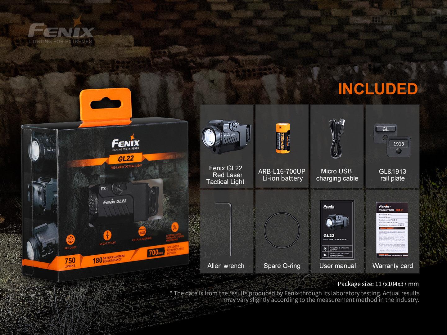 fenixlightFenix GL22 Kompakte, leistungsstarke Rotlicht-Taktiklampe/Waffenlicht, 750 LumenFenix GL22 Kompakte, leistungsstarke Rotlicht-Taktiklampe/Waffenlicht, 750 LumenForestHunt | Locker, Kirrmittel & JagdbedarfWaffenlicht