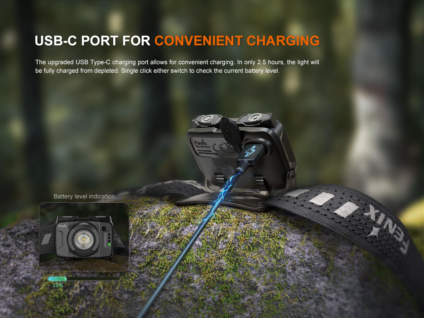 fenixlightFenix HL12R V2.0 Ultraleichte wiederaufladbare Stirnlampe, 500 LumenFenix HL12R V2.0 Ultraleichte wiederaufladbare Stirnlampe, 500 LumenForestHunt | Locker, Kirrmittel & JagdbedarfStirnlampen