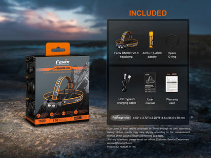 fenixlightFenix HM60R V2.0 Hochleistungs-Stirnlampe aus Metall, 1600 LumenFenix HM60R V2.0 Hochleistungs-Stirnlampe aus Metall, 1600 LumenForestHunt | Locker, Kirrmittel & JagdbedarfStirnlampen