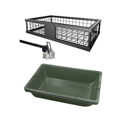 Heckträger mit Wildwanne und Schnellkupplung