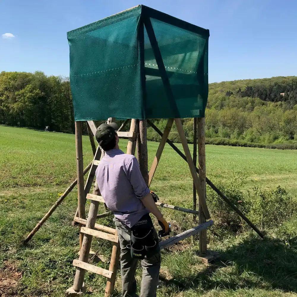 Jagd Sichtschutz Mesh Hochsitz