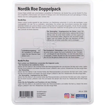Nordik Roe Lockruf Set Jagd Lockinstrumente