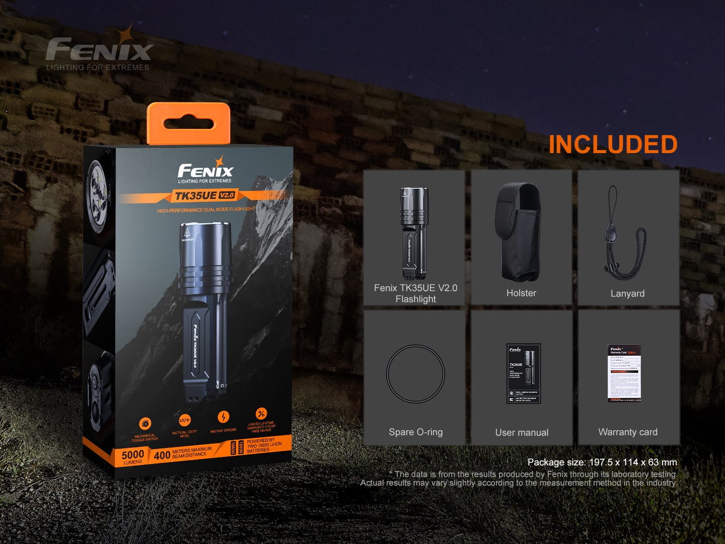 fenixlightFenix TK35UE V2.0 Leistungsstarke taktische Dual-Mode-Taschenlampe, 5000 LumenFenix TK35UE V2.0 Leistungsstarke taktische Dual-Mode-Taschenlampe, 5000 LumenForestHunt | Locker, Kirrmittel & JagdbedarfTaschenlampe