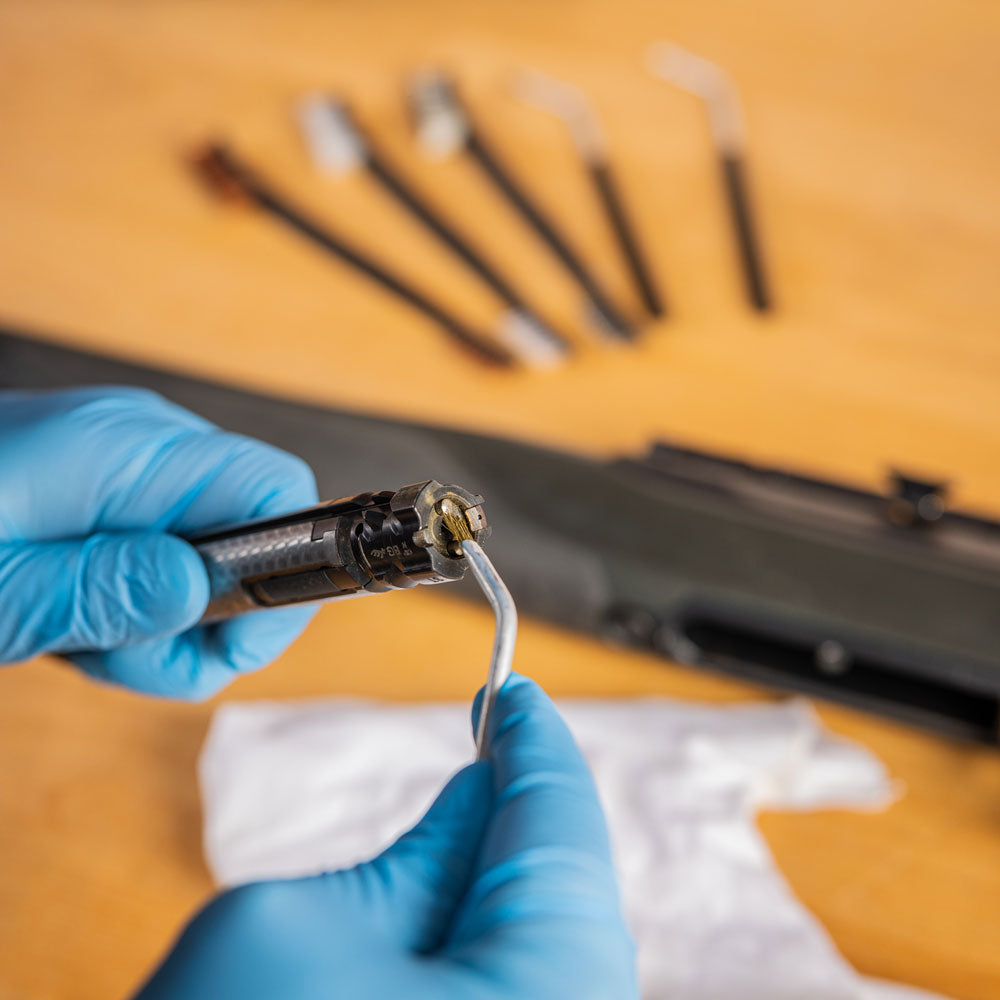 Waffenreinigungsbürsten aus Nylon Stahl und Messing