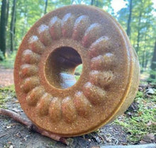 Leckstein salziger, gemahlener Mais