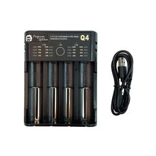 Professor OptikenUniversal Ladegerät für Lithium-Ionen-Akkus, 0,5-2A - 4-fach