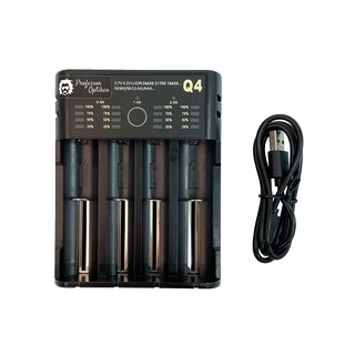 Professor OptikenUniversal Ladegerät für Lithium-Ionen-Akkus, 0,5-2A - 4-fach