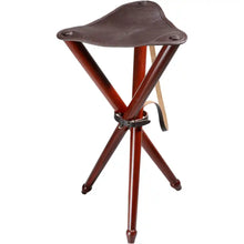 Wald & ForstDreibein Sitzstuhl mit Leder